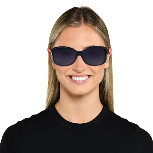 Foster Grant Womens Sublime Sunglasses, Black, 57mm US