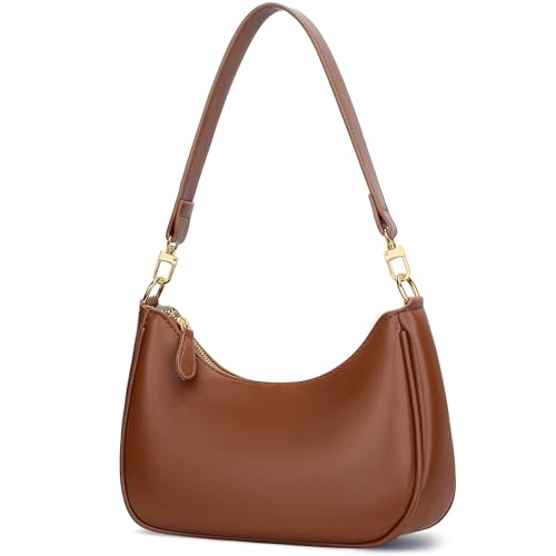 KKXIU Shoulder Bag for Women Cute Hobo Purses and Handbags Retro Clutch Underarm Purse | Cute - color: Brown