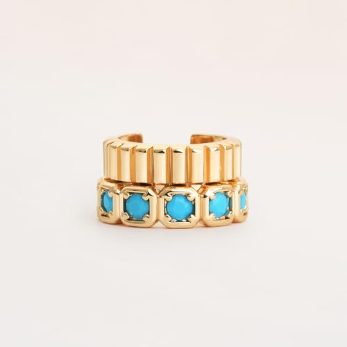 FETTERO Ear Cuff Earrings for Women Non Piercing 14K Gold Plated Ear Cuffs for Non Pierced Ears Clip on Cartilage Earring Ligthweight Fake Earrings | Single - style: Tur-4 Claw Set