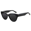 ZENOTTIC Polarized Sunglasses Women Round: Trendy Sun Glasses for Ladies - Retro Classic Shades UV400 Protection - color: C01 Black Frame Black Lens