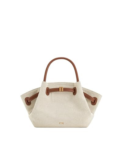 JW PEI Women's Hana Mini Tote Bag - color: Brown Canvas