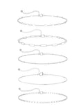14K Gold/Silver Plated Ankle Bracelets for Women Anklet Set Waterproof Tarnish Resistant Adjustable Dainty Layered Lightweight Hypoallergenic Vacation Beach Pool Party Summer Jewelry Gift - style: Style3