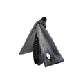 EVITA PERONI Banana Clip with Twistable Wings, Acetate Fabric Ponytail Holder No Damage Hair Clips for Thick Curly Hair Large Claw Clips Elegant Hair Accessories for Women, Silver Gray - color: Silver Gray