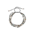 Fuqimanman2020 Boho Braided Beaded Ankle Bracelets Handmade Adjustable Beach Wrap Bracelet Draw String Anklets Bracelets Gifts for Women - color: Gray
