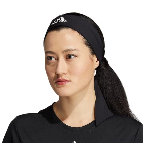 adidas Alphaskin Tie Headband - color: Tie/1/Black/White