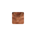 ORAZIO Gold Necklaces for Women,Layered Gold Necklace,14K Gold Plated Pendant Necklaces,Simple Choker Necklaces Set, Dainty Gold Chain Necklaces,Trendy Gold Stacked Jewelry Gifts for Women - color: 3Pcs/Twist & Paperclip & Pearl