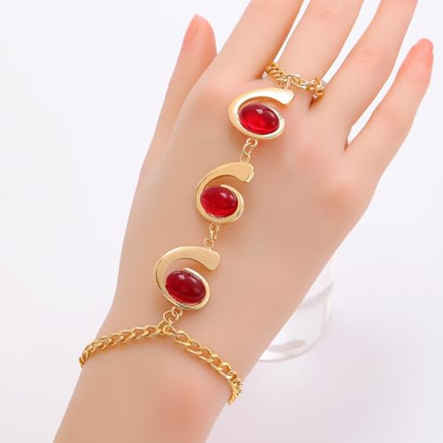 Boho Open Bracelet Ring Set for Women Black and Gold Jewelry Set Oval Cuff Bracelet Adjustable Ring Vintage Jewelry - style: U-Silver