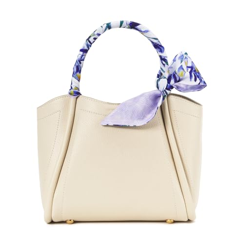 QIUTIMIY 4 Pack Purse Scarf Handbags Skinny Twill Hair Scarves Narrow Neck Scarf Band Women Fashion Accessories Bag Charms - color: Style 2-2