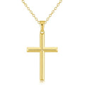 Cross Necklace for Women Gold Cross Necklaces for Women 14K Gold Cross Necklace for Womens Blend Beauty With Sentiment Dainty Gold Crosses Chain Pendant Necklaces for Womens 20/25mm - size: 37MM