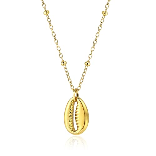 14K Gold Heart Necklace for Women Boho stainless steel waterproof Cute Dainty Love Pendant Necklaces for Women - color: Styie-3