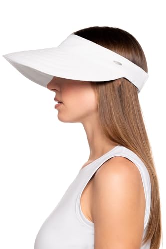 Women's Zip-Off Visor - UPF 50+ Sun Protection - Bel Aire - color: White