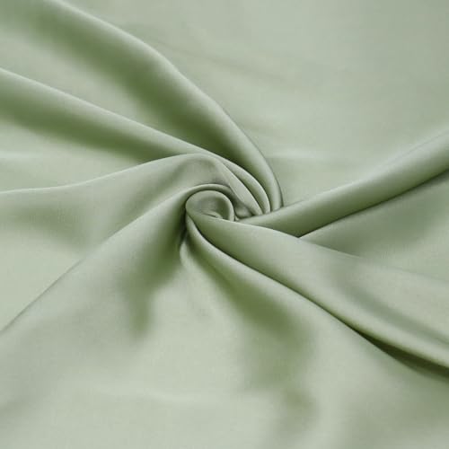 vimate Head Scarf for Women Hair 27'' Square Satin Silk Feeling Bnadana Neck Scarf Handbag Accessories Etc - color: C71#. Light Green
