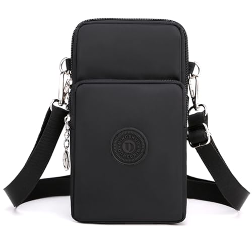 JANKS Small Crossbody Bags for Women Mini Cell Phone Purses Handbag Shoulder Bag - color: 010 Black