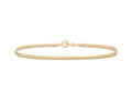 Miabella Italian Solid 925 Sterling Silver, 18K Yellow Gold Plated 2mm Domed Herringbone Snake Chain Link Bracelet for Women Men, Made in Italy - color: 18K gold plated 925 sterling silver, size: Length 8 inches