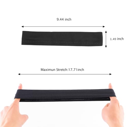 Workout Headbands Non Slip Headband Sport Headbands Sweatbands Elastic Sport Hair Bands for Sports Travel Indoor Fitness Gym - color: solid3