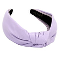 Leather Headbands for Women Purple Stylish Year-round Wearable All Day. Head bands Adult Women Trendy Head bands for Women's Hair Knotted Headband is Top Knot Womens Fashion Designer for Girls - color: Purple
