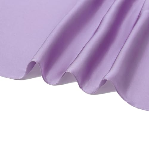 RIIQIICHY 35 Inch Head Scarf for Women Hair Scarf Like Silk Scarf Square Scarf Bandanas for Women - color: Purple