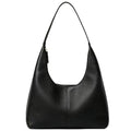 Women’s Trendy Suede Tote Bag Shoulder Bags For Women Fall Underarm Bag Winter Hobo Bag Work Purses Suede Travel Handbag - color: Pu-black