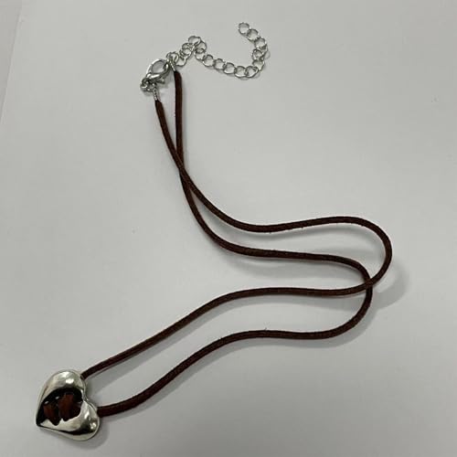Boho Outfits for Women Boho Necklaces Country Concert Outfits Nashville Western Jewelry Choker Necklaces Long Leather Necklace Western Dress Jewelry Country Cowgirl Accessories Gifts - color: Z：Weave Heart Choker
