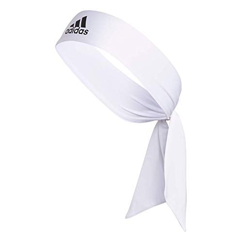 adidas Alphaskin Tie Headband - color: Tie/1/White/Black