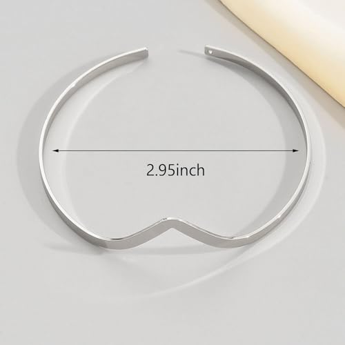 Long tiantian Gold Arm Cuff Upper for Women Bangle Bracelets Upper Arm Cuff Bracelet Trendy Armband Beach Jewelry Trendy Stuff Gifts - color: B9:silver Arm Cuff