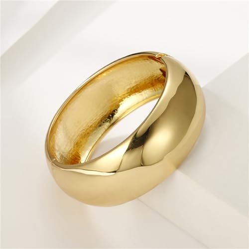 YMBYCM Gold Chunky Bangle Bracelets for Women Trendy Wide Chunky Cuff Bracelets Wrap Bracelet - style: E-G
