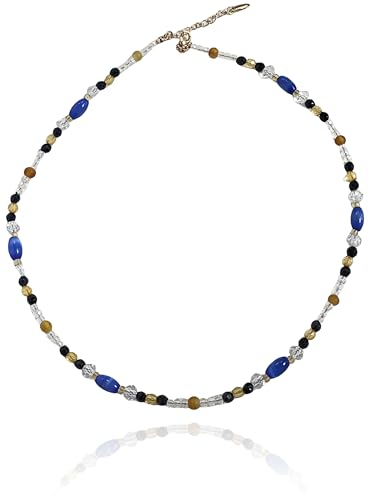 Women's Strand Necklaces 18 Inch Colorful Resin Stone Beaded Boho Necklace Hippie Jewelry for Women, Bohemian Layered Style Necklace with Gift Box for Wedding, Music Festival, Vacation, Date Night Jewelry