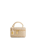 JW PEI Women's Cleo Box Shape Top Handle Bag - color: Champagne
