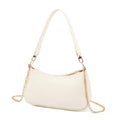 Shoulder Bag for Women with 2 Removable Straps and Zipper Closure Crossbody Bags Clutch Tote HandBags Purses | with 2 Removable Straps - color: Beige