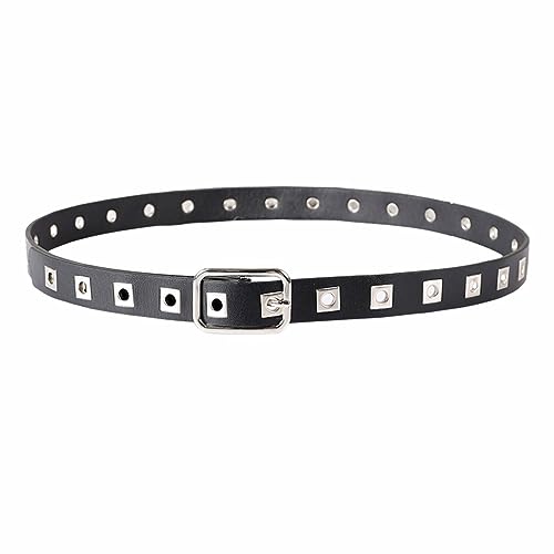 MILAKOO Punk Leather Waist Belt for Women Vintage Accessories for Hippie Skateboarding Enthusiasts - color: Z