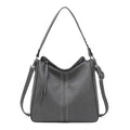 Montana West Hobo Bag for Women Crossbody Purse and Handbags Ladies Chic Shoulder Bags - color: Gray