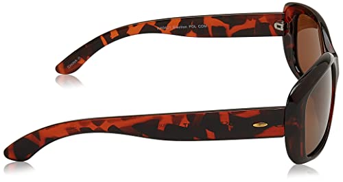 Foster Grant Women's Wrap Sunglasses - color: Tortoise/Amber
