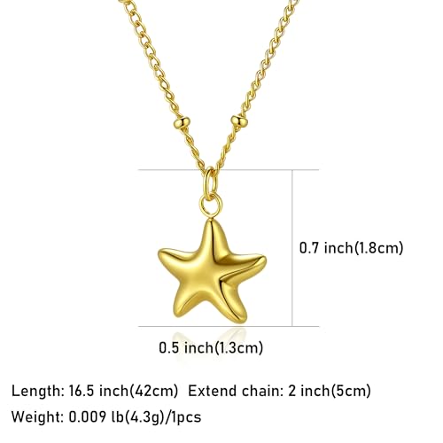 14K Gold Heart Necklace for Women Boho stainless steel waterproof Cute Dainty Love Pendant Necklaces for Women - color: Styie-2