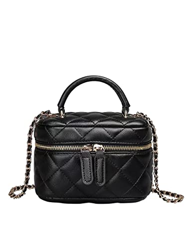 Box Bag Purse, Y2K Sourpuss Purse Cool Style Trendy Women Shoulder Crossbody Bags Fashion Girls Handbag - color: C-black