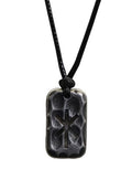 Ankiyabe Stainless Steel Norse Viking Rune Pendant with Adjustable Braided Rope Good Luck/Love/Strenght/Health Viking Symbol Necklace for Men Women - color: STRENGTH