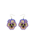 Handmade Seed Beaded Earrings, Lightweight Boho Fringe Dangle Earrings, Glass Bead Drop Jewelry for Everyday Wear & Party, Women Gifts - color: Cat face-Pink