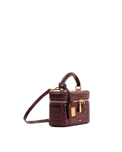JW PEI Women's Cleo Box Shape Top Handle Bag - color: Burgundy