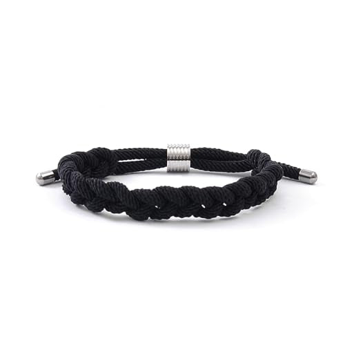 Blue Drop Boho Surfer Bracelets Handmade Knitted String Rope Braided Adjustable Summer Friendship Yoga Kabbalah Protection Lucky Friendship Bracelets For Couple Women Men Waterproof Beach Jewelry - color: A-Black