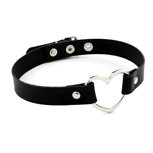 Millennials In Motion Gothic Necklaces - color: Heart Choker