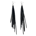 Boho Tassel Fringe Earrings for Women Western Fringe Leather Drop Dangle Earrings Ethnic Dangling Long Tassel Earrings Elegant Thread Feather Jewelry Gifts - style: style 1