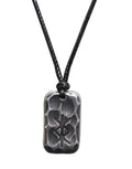 Ankiyabe Stainless Steel Norse Viking Rune Pendant with Adjustable Braided Rope Good Luck/Love/Strenght/Health Viking Symbol Necklace for Men Women - color: PROTECTION
