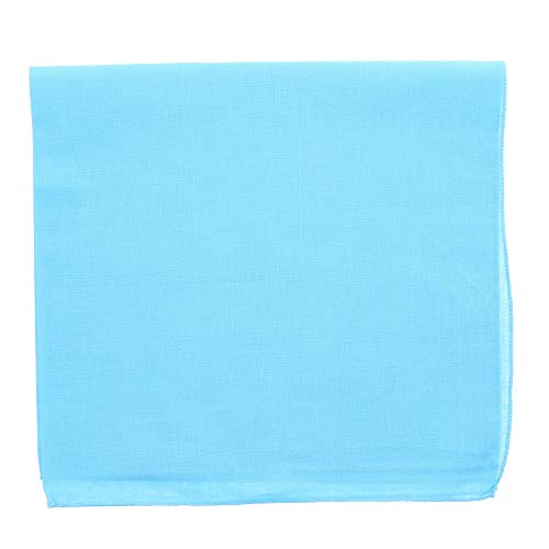Motique Accessories Solid Color Bandana - Set of 4 - color: Turquoise Blue
