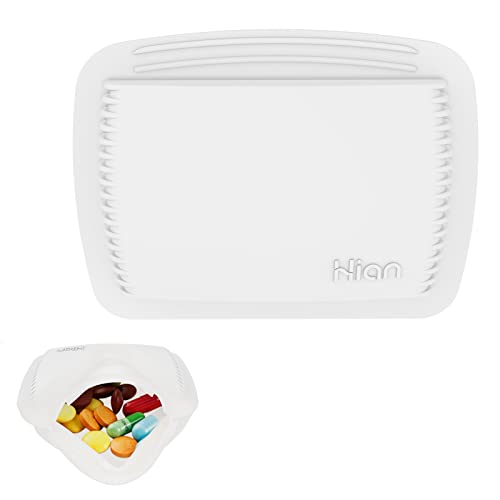 1 Pieces Pill Organizer Reusable Pocket Pill Case Portable Open Pill Pouch Silicone Small Pill Box Pill Container Pill Holder Pill Bags Organizing Medication, Vitamins, and Tablets for Travel (White) - size: Pack of 1