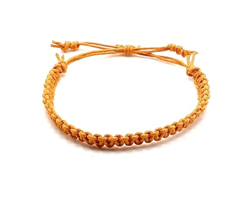 Hemp Bracelet Adjustable - color: Gold