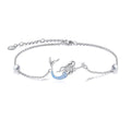 YAFEINI Ankle Bracelets for Women Sterling Silver Mermaid Turtle Ladybug Butterfly Moon Star Pineapple Anklet Link Chain Anklets Jewelry Gifts for Women - style: Mermaid anklet