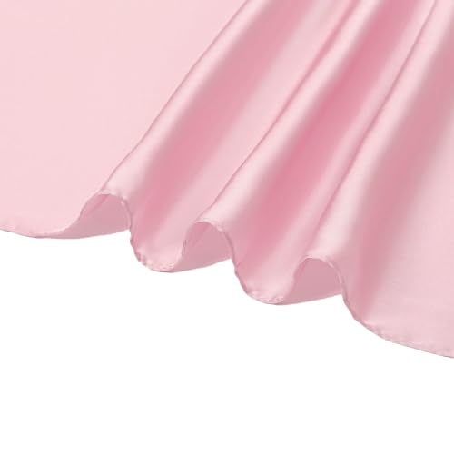 RIIQIICHY 35 Inch Head Scarf for Women Hair Scarf Like Silk Scarf Square Scarf Bandanas for Women - color: Baby Pink