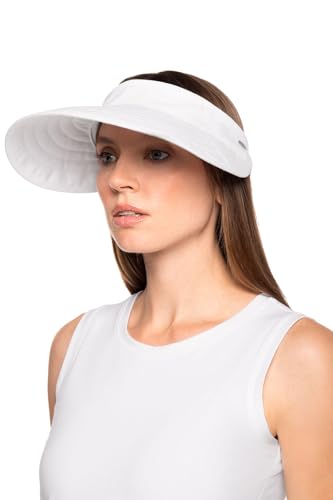 Women's Zip-Off Visor - UPF 50+ Sun Protection - Bel Aire - color: White