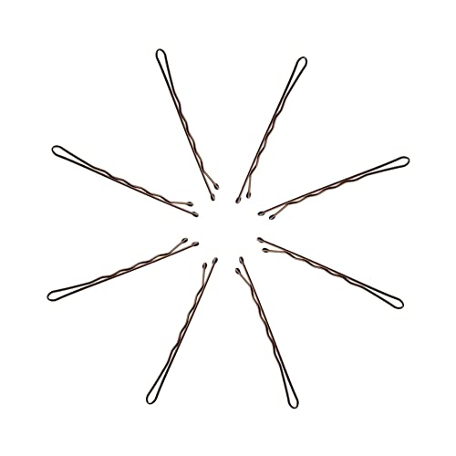 YINGFENG 220pcs 2.76 Inch Large Brown Bobby Pins for Women, Jumbo Long Pins with Box, Reusable Non Slip Big Pins Great For Thick Hair - color: Brown（2.76inch）