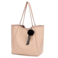 TANTOMI Tote Bag for Women Vegan Leather Purses and Handbags Ladies Waterproof Big Shoulder Bag for Travel - color: Dark Pink