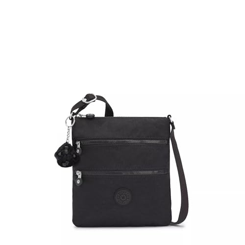 Kipling Women's Keiko Crossbody Mini Bag, Lightweight Adjustable Purse, Durable Shoulder Sling - color: Black Noir, size: 8"L x 9"H x 1.25"D